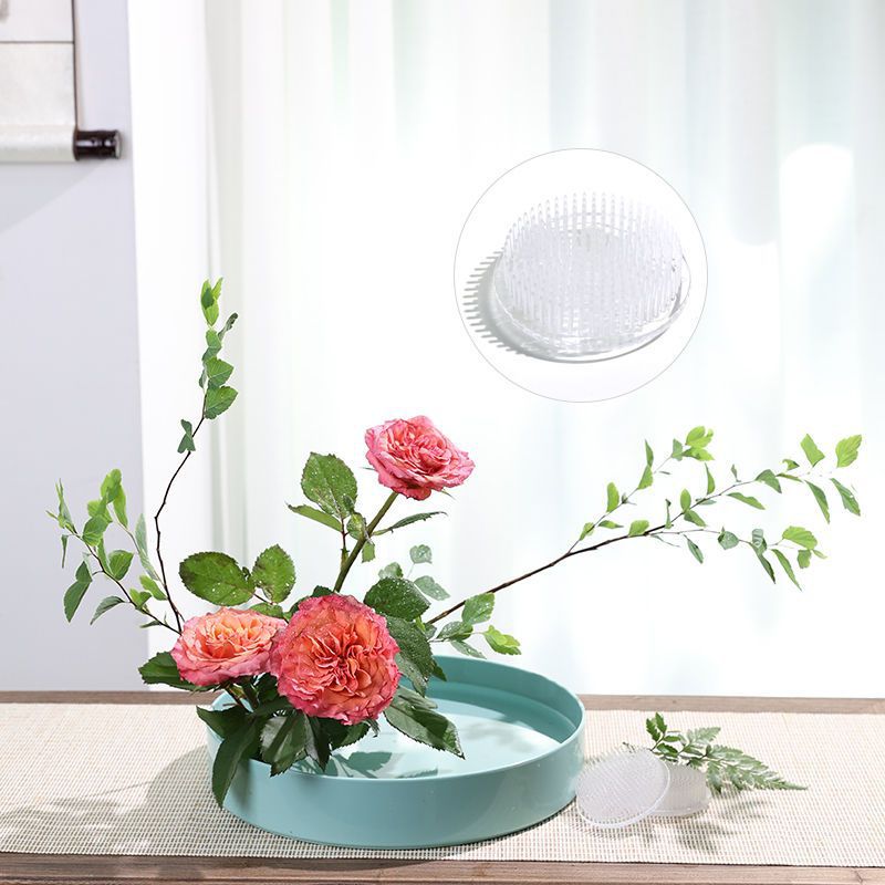 원형 이케바나 줄기 홀더 흡착판 투명 꽃꽂이 받침대 꽃 - Florist Supply Vases 리뷰 및 가격
